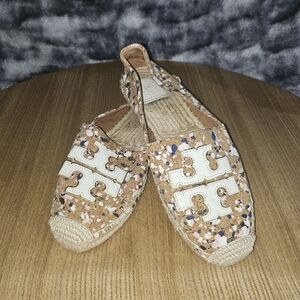 Tory Burch 7.5 Cork Ines Espadrills